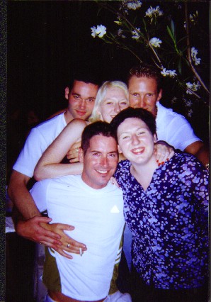 James, Kelly, Jerel, Gregory & Erin pose for a group photo on their last night in New Orleans.