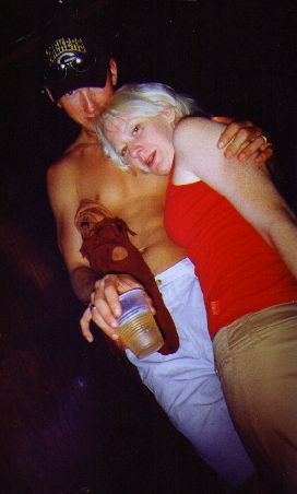 Jerel & Kelly drinking heavily.